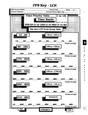 Page 426BlBKey-LCR 
DES Account Nam 
Account Address 
unt Phone (Main List) 
6C 
7:00 am - 8:OO am 
:.:.>.. 
.+:.: 
. . . . . . . 
j;:::: 
. . . . : 
lK--2#~3#~4# 5# 6# 7# s# $$f 
P - 
(Tnmk Groups) @ 
..::: 
.:::.::: 
:...-. 
i...... 
ii.... 
i...... 
:.:.“. 
. . . . ..i 
. . . . . . . 
:(.:.:. 
.:...> 
:.,_:.:. 
. . . . . . . 
..:.>:.. 
-.. . . 
9# 
--ax--- ll# 12# 
14#  13# 
-15#- 16# .# 
(Tmnk Groups) ;$$! 
. . . ..A 
:::. 
::j::::: 
.::,x.. 
. . . . . . 
.._.... 
. . . . . . . . 
.._..A 
..:. . . 
_... 
. ....