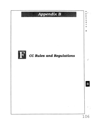 Page 472CC RuZes and Regulations 
106 
A 
p f : 
P 
e 
n 
d 
i 
X 
B 
f  