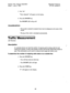 Page 560Section 700, Feature Operation 
Issue 1. July 6, 1993 Attendant Features 
CPC-B, Version 4 
3. Dial “#4.” 
“Time Adjusted” will appear on the display. 
4. Press the ON/OFF key. 
The ON/OFF LED will go off. 
Considerations 
l The month is entered in numeric form, but it is displayed as the name of the 
month. 
l The day of the week is calculated automatically. 
. Traffic Measurement 
(Ail Versions) 
Description 
An attendant phone can track the number of outgoing and incoming calls for each 
outside line...