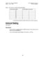 Page 627Section 700, Feature Operation Key Telephone Features 
Issue 1. July 6, 1993 CPC-B, Version 4 
Table 12. One-touch access codes for trunk group numbers 
Trunk Group Number Code Number to be entered 
81 1 
82 2 
83 3 
84 4 
85 5 
86 6 
9 9 
l One-Touch keys cannot be checked while Station Lockout is being set. 
Onhook Dialing 
(All Versions) 
Description 
Onhook Dialing is a standard feature for DBS key phones. To dial onhook, the user 
simply presses the ON/OFF key. 
Users can dial onhook using the...