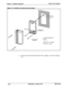 Page 198Chapter 5. Peripheral EquipmentSection 300~Installation
Figure 5-18. Installan’on of the door box, door openerTo Door Box
Hand OOOr Opener
Door Box Adaptor(‘B-4277 1)
Contact Ratings for
Opener
120V AC: 0.3 amps
30V DC: 1 amp
4.Connect the extension line to the Door Box Adaptor, as shown in Figure
5-19.
5-32DBS Manual - Issued 8/l/95DBS-70-300 