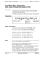 Page 369Door Phone Ring AssignmentsSoftware Version:CPC-All and CPC-6, Version 7.0 or higherAddress: 
FFl 2# 9# (DoorPhone)# 2# (ExtPort)# (0 or l)#
DescriptionUse this address to determine which extension(s) will ring when a door phone
caller initiates a call. This applies to door phones connected to digital
extension ports only 
(,not trunk ports).
It is possible to assign several or all extensions to ring for a door phone call.
ProgrammingI
FFl 2# 9# fl-4)# 2# (l-72 or l-144)# (0 or l)#
f4+
Door Phone...