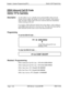 Page 413Chapter 1. System Programming (FFl)Section 400-Programming
DISA Inbound Call ID Code
Software Version: All VersionsAddress: 
FFl 5## (0000-9999)#
DescriptionUse this address to set a valid ID code for inbound DISA (Direct Inward
System Access) callers. By default, no ID code is defined. which means a
caller who dials a DISA trunk will receive intercom dial tone immediately
without entering an ID code.
If you define a DISA Inbound Call ID Code in this address, callers dialing in
on the 
DISA trunk will...