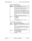 Page 424STEP 8 -- TRUNK CIRCUIT TYPE
Iddress:
>escription:
1p tions:
Section 400-ProgrammingChapter 1. System Programming (FFCFF2 
(l-64)# 21# (0-4)##
Specify which trunk channels are used for Tl.
When assigning trunks as circuit type “3” (Tl), start from
the highest-numbered trunk port in the DBS cabinet struc-
ture, and move down sequentially from there.
If Fractional 
Tl is used, make sure that the number of
trunks assigned to circuit type “3” 
(Tl) matches the “Num
ber of Tl Channels” setting (see STEP 5...