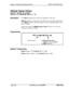 Page 532Chapter 3. Extension Programming (FF3)Section 400-Programming
Offhoek Signal PatternSoftware Version: All Versions
Address: FF3 
(ExtPort)# 1611 (0 or 1)#
DescriptionThe ofIhook signaling tone can be sent repeatedly or only once.
OfThook signaling is a “beep-beep” tone heard every 6 seconds in the receiver
of an 
oflhook extension (already engaged in a call), indicating another trunk
call is coming in.
The previous address 
(“Offhook Signal Volume”) allows you to set the
volume level of the tone signal....