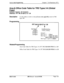 Page 647Section 400-ProgrammingChapter 7. Toll Restriction (FF7)
Area & Office Code Table for TRS Types 3-6 (Global
COPY)
Software Version: All VersionsAddress: 
FR 9# (9~12)# (0 or l)##
DescriptionUse this address to allow or deny all area codes Ir[Ltd office codes for TRS
types 3-6.
ProgrammingFF7 
9# (9~12)# (0 or I)#
TRS Types:
9=Type 3
lO=Type4
ll=Type5
12=Type6
O=Allow dialing.
l=Deny dialing.
Defaults --
TRS Type 3:1 (Deny)
TRS Type 4:1 (Deny) for A/C*
and 0 (Allow) for O/Cs
TRS Types 5and 6: 0 (Allqw)
1...