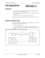 Page 184Chapter 6. Peripheral Equipment Section 300-Installation
6-10 DBS 576 (USA), issued 6/2/98 576-13-300
Call Logging Device
Guidelines
• You can connect a call logging device such as a call accounting machine or a 
printer to an SCC card in an optional card slot.
• SCC cards cannot be installed and removed while the cabinet is operating. First, 
turn the power off.
• A 9-pin to 25-pin or 9-pin to 9-pin RS-232C cable is required.
• Table 6-3 shows the pinout for the RS-232C ports (CN5 and CN6) of the SCC...