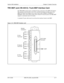 Page 39Section 300-Installation Chapter 2. System Overview
576-13-300 DBS 576 (USA), issued 6/2/98  2-17
TRK MDF card (VB-44512): Trunk MDF Interface Card
The TRK MDF card provides a standard 25-pair connection at the DBS 576 Cabinet. 
This interface board installs in one of five possible positions on either side of the 
DBS 576 Cabinet and supports up to three trunk cards (LTRK/8, LGTRK/8 or 
DIDTR/8). Since each of these trunk cards contains 8 extension ports, the TRK MDF 
supports a maximum total of 24...