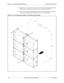 Page 92Chapter 4. - Installing Additional Cabinets Section 300-Installation
4-6 DBS 576 (USA), issued 6/2/98 576-13-300
10.  Align the screw holes on the base plates of the joined left and right Base cabinets 
with the hole-in-anchors driven into the floor, and attach with bolts.
11.  Attach the wall-mounting angle plates of the left and right Expansion cabinet-2 
with 4 wall-mounting screws (#10 flat head screws recommended).
Figure 4-5. Floor Mounting Installation: Vertical/Horizontal Joining 