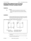 Page 93Section 300-Installation Chapter 4. - Installing Additional Cabinets
576-13-300 DBS 576 (USA), issued 6/2/98  4-7
Building Block Method (wall-mounting) 
Installation (576-port example shown)
Guidelines
Installation
1. Attach wall-mounting brackets on the rear of all cabinets that are to be installed. 
The direction that the wall-mounting brackets are attached varies according to 
the position (bottom, middle or top rack) where the cabinets are installed. Attach 
the wall-mounting brackets according to...