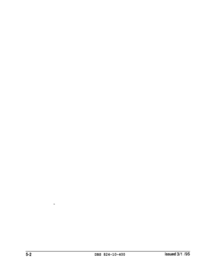 Page 3765-2DBS 824-10-400issued 3/l /95 