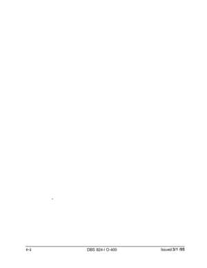 Page 3836-2DBS 824-l O-400Issued 3/l 195 