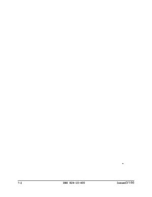 Page 3957-2DBS 824-10-400Issued 3/l/95 