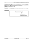 Page 199FFlSMDR Printing Mode 2. Long-Distance and Local Calls
SMDR Printing Mode 2: Long-Distance and Local Calls
Software VersionCPC-S and CPC-M, Version 1 0 and higherAddress 
FFl 2# 2# 8# (0 or l)#
DescriptionThe SMDR printer can record data on only long-distance calls or on all types
of outbound calls
Pro$ramming
FFl 2# 2# 8# (0 or l)#
t
O=Long-distance only
l=Local and long-distance
Issued 3/l /95DBS 824-l O-400Page l-51 