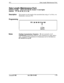 Page 223FFlData Length (Maintenance Port)
Data Length (Maintenance Port)
Software VersionCPC-S and CPC-M, Version 1 0 and higherAddress
FFl 2# 9# !% (3 or 4)##
DescriptionThis program sets the length of the transmitted data suing at 7 or 8 bits, over
Maintenance serial port CN2
Programming
I
3=7 bits
43 bits
NotesChecking Communications ParametersBe sure to properly set all
communication programming addresses when modifying any single address
value
Communication parameters for Maintenance are set with addresses...