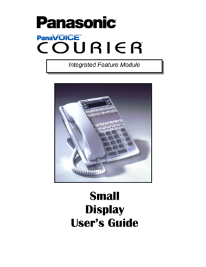 Page 1Small Small   
Display Display   
User’s Guide User’s Guide   Integrated Feature Module  