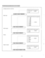 Page 74(Carriage return for a new line) 
(Baud rate) 
until the desired baud rate appears 
- 110B 
150B 
300B 
600B 
1200B . . . . . . . . . . . . . default 
2400B 
4800B 
_ 9600B 
(Word length) 
(Parity) 
I . . . . . . . . . . . . until the desired mode appears 
- None 
Mark . . . . . . default 
Space 
Even 
_ Odd 
(Stop bit length) 
: . . . . . . . . . . . . . . . . . . . . . . . . . . . . . . . . . . . . . . . . . . . until the desired mode appears 
3-32  