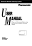 Page 1MODEL
KX-T206E
Electronic Modular Switching System
A NUA L
U
M
SER
Please read this manual before using
the Electronic Modular Switching
System.
ELECTRONICMODULARSWITCHINGSYSTEM
P
O
W
E
R 