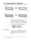 Page 2394.1.1 Using Proprietary Telephones1Srpe 4
I’IIDIIIUZI
Soft1soft2Soft3SHIFTSoft1Soft2Soft3SHIFT
Press SHIFT
to alternate
00Iln
soft 1Soft 2Soft 3 SHIFTSoft 1Soft 2Soft 3 SHIFT
You can use either the soft buttons or the overlay buttons.
(For
overlay buttons, refer to “Using the Overlay” below.)
Throughout programming you will see instructions such as “Press
PREV”. If you use soft buttons, this means press SHIFT, release
SHIFT and then press Soft 3. The (PREV) function is performed.
NoteIf you use soft...