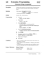 Page 356480Extension Programming602
.
Extension Group Assignment
DescriptionAssigns each extension to an extension group. Extension groups
are used for Group Call Pickup, Station Hunting, and Paging 
-
Group.
Selectioni Jack number: 1 through 8, * (-1 / -2),
( * =a11 jacks, -1= fist part, -2 = second part)
l Extension group number: 1 through 8
DefaultAll jacks- l/2 - Extension group 1
Programming1.Enter 602.
Display: 602 EXT GROUP #
2.Press NEXT.Display: Jack NO?+
3.Enter a jack number.
To enter jack number 1,...