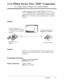 Page 442.3.5 Extra Device Port (XDP) Connection
for a Digital Proprietary Telephone and a Standard TelephoneA digital proprietary telephone 
(XX-T7220, KX-T7230, XX-
T7235, or 
XX-T7250) and a standard telephone can be connected
to the same extension jack yet have different extension numbers
(extra Device Port feature). System Programming is required for
this jack.
Method 1
4-conductor wiring cord
Connect pins 
“Di” and “D2” only.
( “‘I”’ and “R” are for a standard
telephone.)
I2-conductor wiring cord
Digital...