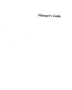 Page 2Manager’s Guide  