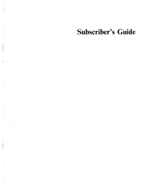 Page 358Subscriber’s Guide  