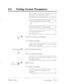 Page 19444 
a 
Setting System Parameters 
System e.vter.nd rmssrige delivery pmm7eters me 
Total length qf‘ esterncrl rmzsscrge delivery is - nliuutes. 
I E.xteuml message delivery r-edirrling is enabled. 
I 
or 
External message delivery redialing is disrrbled 
To change this setting, press [I]. 
To accept, press [2/. 
cl 
18 
1 
(Total Length) 19 Enter the number of minutes. 
cl 
1 Then you will hear the prompt:  Press [I] to change the default setting. 
You will hear the prompt: 
Please enter the call...