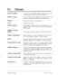 Page 343.::. 
. 
-. 
.: 
91 0 
Glossary 
Interview mailbox 
Interview service 
Keypad 
LCD 
Mailbox capacity 
Mailbox extension 
number 
Mailbox management 
Menu 
Message delivery redial 
Message manager 
Message retention time 
Message retrieval order 
Message scan A special type of subscriber mailbox where the owner can 
record questions for the caller to leave answers to. 
A series of prerecorded questions are given to the VPS 
caller to which he or she can leave a recorded reply. 
All touch-tone keys on the...