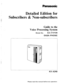 Page 348Panasonic 
Detailed Edition for 
Subscribers & Non-subscribers 
Guide to the 
Voice Processing System 
Model No. KX-TVP150 
EASA-PHONE I 
KX-A240 
Please read this manual before any operation.  