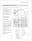 Page 17Make connections of sensor and door opener according to the following procedures. 
(1) Insert a door box card (VA-30960) 
into the key service unit. 
This card makes sensor usable and also 
be used for door box. (See page 13) 
(2) Connect the sensor terminals (screw 
terminals) on the door box card to 
sensor to be used and must meet the 
following requirements for connec- 
tion. 
Requirements for connection 
(a) Always use a relay-type sensor. 
(b) Ratings for contacts 
See figure 
(I) Insert a door box...