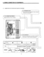 Page 168. WIRING CONNECTION OF EQUIPMENTS 
8.1 CONNECTION OF KEY SERVICE UNIT AND KEY TELEPHONE 
fyG--) 
When usmg five key telephones or more, use Exten- 
I sion EC unit. (See page 18) 
II TEL CONNECTION TERMINAL 
Make connections to TELs 1 through 4. 
- I 11 )IIIIIIl!llII) 1 ( 31 COLl ANDCOL2  
II II/ Connect the Central Office Line (COL) to modular 
jack connector of COLl and COL2, respectively. 
l For couolino of cable. either of followina A. B and C can be used. 
and doorphone 
unit is connected. bell is...