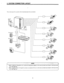 Page 83. SYSTEM CONNECTION LAYOUT 
. 
This is the layout for a system with all optional parts fully connected. 
TO COL 
Doorphone 1 
Soeaker Radio 
TFI A /%c. 
. . . 
^ -,::~~. NOTE: ‘- . . . :, -: . _ -__ ‘._.;;._;, ::;i,. _. 
l When installing a doorphone unit, connect the doorphone adaptor to the main printed circuit board in the key service 
unit. (See Page 20.) 
l When installing TELs 5 through 8, connect an extension EC unit to the main printed circuit board in the key service 
 Illlit fSnn Paoe 18 1...