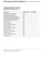 Page 151Call Progress Options Worksheet L.. 
j. 
The following options affect how the voice 
messaging system interprets tones used for 
call progress and hang up supervision. 
Option name Option number 
Your setting 
Delay before learning busy tone 572 
Delay before learning dial tone 570 
Delay before learning disconnect tone 
Delay before learning do-not-disturb tone 
Delay before learning ring back tone 573 
574 
571 
Fax CNG cycles 492 
Fax CNG frequency 
1 480 
Fax CNG frequency 1 deviation 481 
Fax CNG...