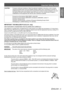 Page 3Important Safety Notice
ENGLISH - 3
Important  
Information
CAUTION: To assure continued compliance, follow the attached installation instruct\
ions, which includes 
using the provided power cord and shielded interface cables when connect\
ing to computer or 
peripheral device. If you use serial port to connect PC for external con\
trol of projector, you must 
use optional RS-232C serial interface cable with ferrite core. Any unauthorised changes or 
modifications to this equipment will void the user’s...