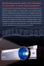 Page 2Breathtaking picture quality from Panasonic, 
the pacesetter in home cinema projectors
As a leader in the field of home cinema projectors, Panasonic has been doing important work in the 
imaging field for years. Key research at the company’s facilities, such as the Panasonic Hollywood 
Laboratory in Hollywood, California, has led to breakthroughs that have dramatically improved picture 
quality. The new PT-AE500 incorporates Panasonic advances such as a high-definition wide LCD panel, 
Cinema Works...