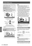 Page 72[3D SETTINGS] menu
72 - ENGLISH
Settings
The gauge display of the one-dimensional display on 
the parallax adjustment monitor of [Mode2] or [Mode3] 
indicates the following content:
Blue gaugeDisplays the maximum value of the into 
screen parallax
Red gauge Displays the maximum value of the in 
front of screen parallax
Triangular  point Displays the peak of the parallax of the 
entire image during the last one second 
(left side: In front of screen parallax, right 
side: Into screen parallax)...