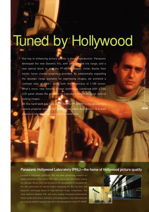 Page 3Located  in  Hollywood,  California,  PHL  has  been  performing  research  on 
digital conversion of film stock, DVD video compression, and digital cinema 
for a decade. Recent work has focused on the development of standards for 
the  next  generation  of  optical  media  employing  the  Blu-ray  Disc  and 
projection  technology  based  on  high-definition  image  compression.  The 
close  relations  between  PHL  and  many  leading  Hollywood  professionals 
(movie studio technicians, directors,...