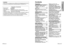 Page 3ENGLISH
-5
Preparation
4-E
NGLISH
ContentsPreparationIMPORTANT SAFETY NOTICE ...2
Precautions with regard to 
safety .........................................6
Accessories ...............................10
Before use ..................................11
Location and function of each
part ...........................................13Getting startedSetting-up ...................................18
Projection methods, Projector
position, Projection distances,
Setting up range using the lens shift
function...