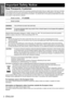 Page 2Important 
Information
2 - ENGLISH
Important Safety Notice
Dear Panasonic Customer:
This instruction booklet provides all the necessary operating information that you might require. We hope it will help 
you to get the most out of your new product, and that you will be pleased with your Panasonic LCD projector. The 
serial number of your product may be found on its bottom. You should note it in the space provided below and retain 
this booklet in case service is required.
Model number:PT-AX200E
Serial...