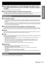 Page 11ENGLISH – 11
Getting Started
Do not place the projector over 2 700 m above sea level. When using it 
over 1 400 m above sea level, set the “
ALTITUDE”, described on page 76, 
to “
HIGH”.
Otherwise the life of the product may be shortened.
Do not install the projector vertically facing downward. 
If the projector is installed vertically facing downward or at a 45° angle at the front or rear, the lamp unit will not 
cool down correctly and this will shorten the operating life of the lamp and the...