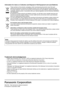 Page 122Trademark Acknowledgement
Digital Light Processing, DLP, and DLP® CHIP are registered trademarks of the Texas Instruments.
VGA and XGA are trademarks of International Business Machines Corporation.
S-VGA is a registered trademark of the Video Electronics Standards Association.
“Microsoft Windows” is a registered trademark of the Microsoft Corporation (U.S.A.) in the U.S. and other 
countries.
“Netscape” and “Netscape Navigator” are registered trademarks of the Netscape Communications Corporation 
in the...