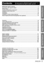 Page 3ENGLISH – 3
Getting StartedGetting Started
Basic Operation Special Features Information
Contents
IMPORTANT SAFETY NOTICE ............................................................................................. 4
Precautions with regard to safety ........................................................................................ 6
Before Using ........................................................................................................................ 10
Location and function of each...