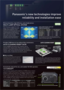 Page 3Panasonic's new technologies improve
reliability and installation ease
Minimal downtime, high efficiency, and a bright picture.
MULTI-LAMP OPTICAL SYSTEM
With Panasonic's original four lamp 
system, the PT-D10000U generates 
10,000-lumen brightness. If one 
lamp burns out during operation, the 
remaining lamps provide plenty of 
light to continue projecting. A lamp 
relay mode is also included. 
Extended, continuous operation is 
possible by lamp mode selection.
Provides 2,000 hours of use...