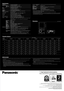 Page 6
2
Specifications220–240 V AC 16–9A, 50Hz/60Hz1,500 W (15 W in standby mode with fan stopped)0.95 diagonal (4:3 aspect ratio)DLP™ chip x 3 (R, G, B), DLP™ projection system1,470,000 (1,400 x 1,050) x 3, total of 4,410,000 pixelsOptional powered zoom/focus lenses300 W UHM lamp x 4 (four lamp system)70 - 600 inches,4:3 aspect ratio (70-300 inches, 4:3 aspect ratio with the ET-D75LE5)12,000 lumens (four-lamp operation mode)5,000:1 (full on/full off, in Dynamic iris 3 mode)1,400 x 1,050 pixels (1,920 x 1,200...