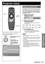 Page 77ENGLISH – 77
Special Features
Projector setup
 
Setting a projector ID
The projector has an ID number setting function that 
helps the user to control two or more projectors either 
simultaneously or separately with a single remote 
control. The ID number is set to “ALL” by default.  
Hence the ID number need not be set when only 
one projector is used.
Press ▲▼ to select  1. 
“PROJECTOR ID”.
PROJECTOR SETUP
PROJECTOR ID
INSTALLATIONALL
FRONT-FLOOR1/2
Press ◄► to switch  2. 
“PROJECTOR ID”.
The setting...