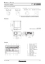 Page 5SPECFILE
PT-D120003-Chip DLP™ Projector
As of July 2008< 5 >
Shape of the plug receptacle
Note:  Be sure to use the power plug adaptor cord supplied with the projector. 
The supplied power plug adaptor can be used with the PT-D12000 only.
125 V AC, 20 A(NEMA 5-20R)
PT-D12000U
PT-D12000E
250 V AC, 15 A (NEMA 6-15R) 220-240V AC, 16 A 220-240V AC, 13 A/15 A
Dimensions
Terminals
448 (17-5/8˝)
(4-23/32˝)
120
477
(18-25/32˝)
265 (10-7/16˝)
320 (12-19/32˝)
218 (8-19/32˝) 36
(1-13/32˝) 607
(23-29/32˝)
643...