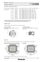 Page 7SPECFILE
PT-D120003-Chip DLP™ Projector
As of July 2008< 7 >
Calculation of the projection distance
For a screen size different from the above, use the equation below to calculate the projection distance.
4:3 aspect ratioET-D75LE6 minimum L (mm) = (diagonal screen size in inches) x 20.7 - 56.6
maximum L (mm) = (diagonal screen size in inches) x 24.8 - 73.6
ET-D75LE1 minimum L (mm) = (diagonal screen size in inches) x 30.68 - 76.0
maximum L (mm) = (diagonal screen size in inches) x 40.98 - 100.4
ET-D75LE2...