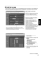 Page 4141
ENGLISH
Periodic warning interval setting (E-mail
is sent on the checked days of the
week/times)
Enter the E-mail address of your
desired recipient.
Select the conditions for sending E-mail.
ERROR:
an error is detected by self-
diagnosis.
LAMP RUNTIME:
remaining lamp service time has
reached the value set in the field.
INPUT AIR TEMPERATURE:
intake air temperature has reached the
value set in the field.
E-mail set up page
With this projector, if a problem occurs or if the lamp usage time reaches a set...