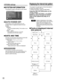 Page 3636
OPTION2 settingsDisplaying the internal test pattern
SYSTEM INFORMATION
The projector’s system information can be viewed.
SYSTEM INFORMATION
MAIN VERSION
NETWORK VERSION
PROJECTOR RUNTIME
LAMP1
LAMP2
LAMP1 ON
RETURN LAMP2 ON1.00.00
1.00      300h
100h
100h
20
20
AUTO POWER OFF
The projector can be automatically set to the
standby mode if no signals are input for the set
duration.
DISABLE: 
This is the standard setting. This function is set
to OFF.
45MIN. – 90MIN.: 
The duration can be set in...